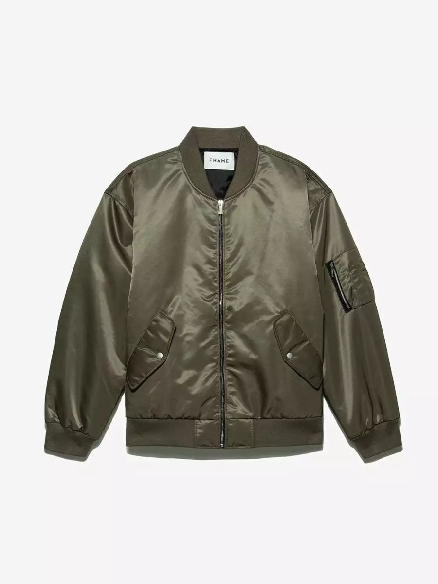 * Frame Denim Nylon Bomber — | Men'S