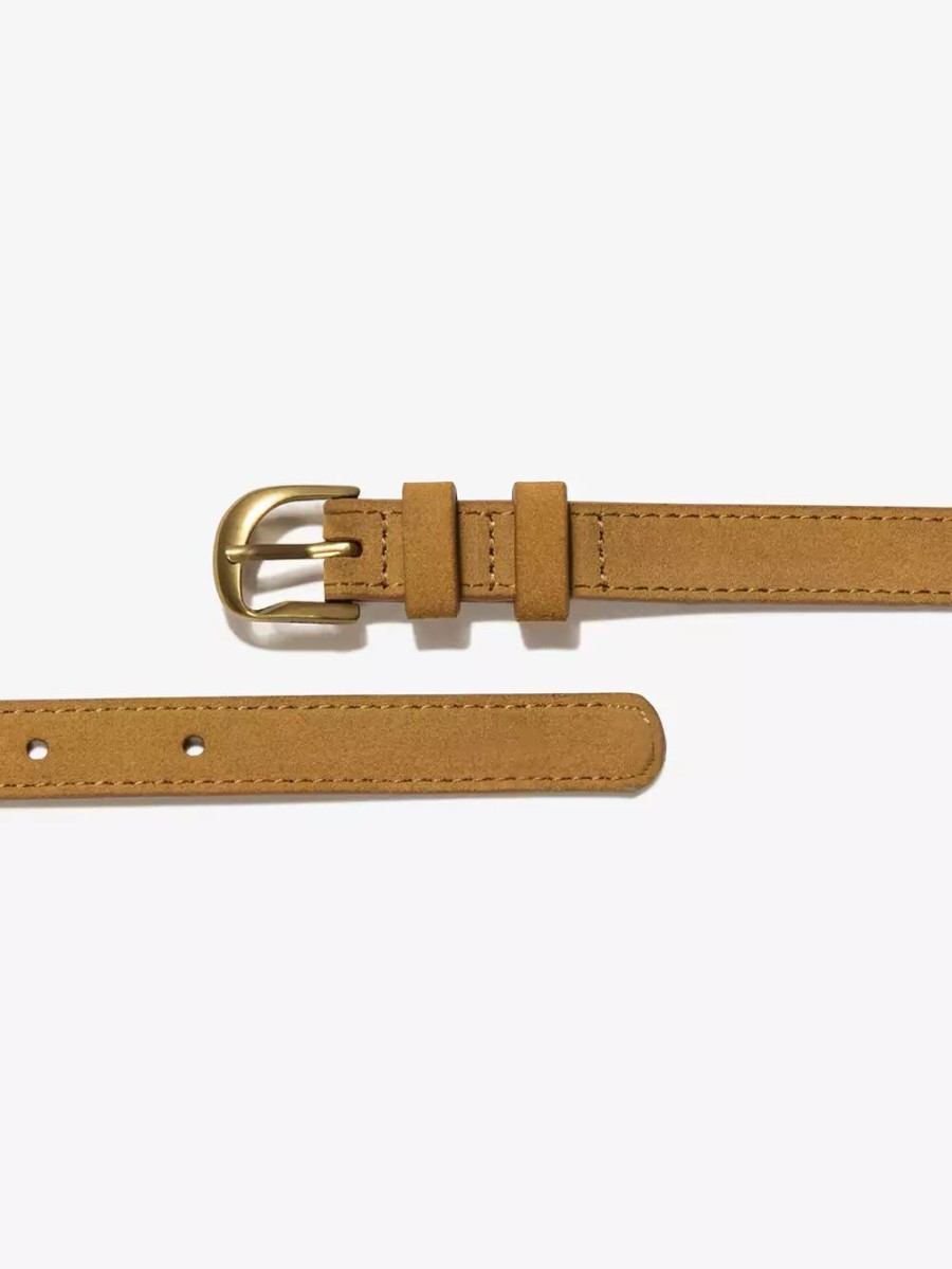 * Frame Denim Petit Twist Buckle Belt — | Accessories