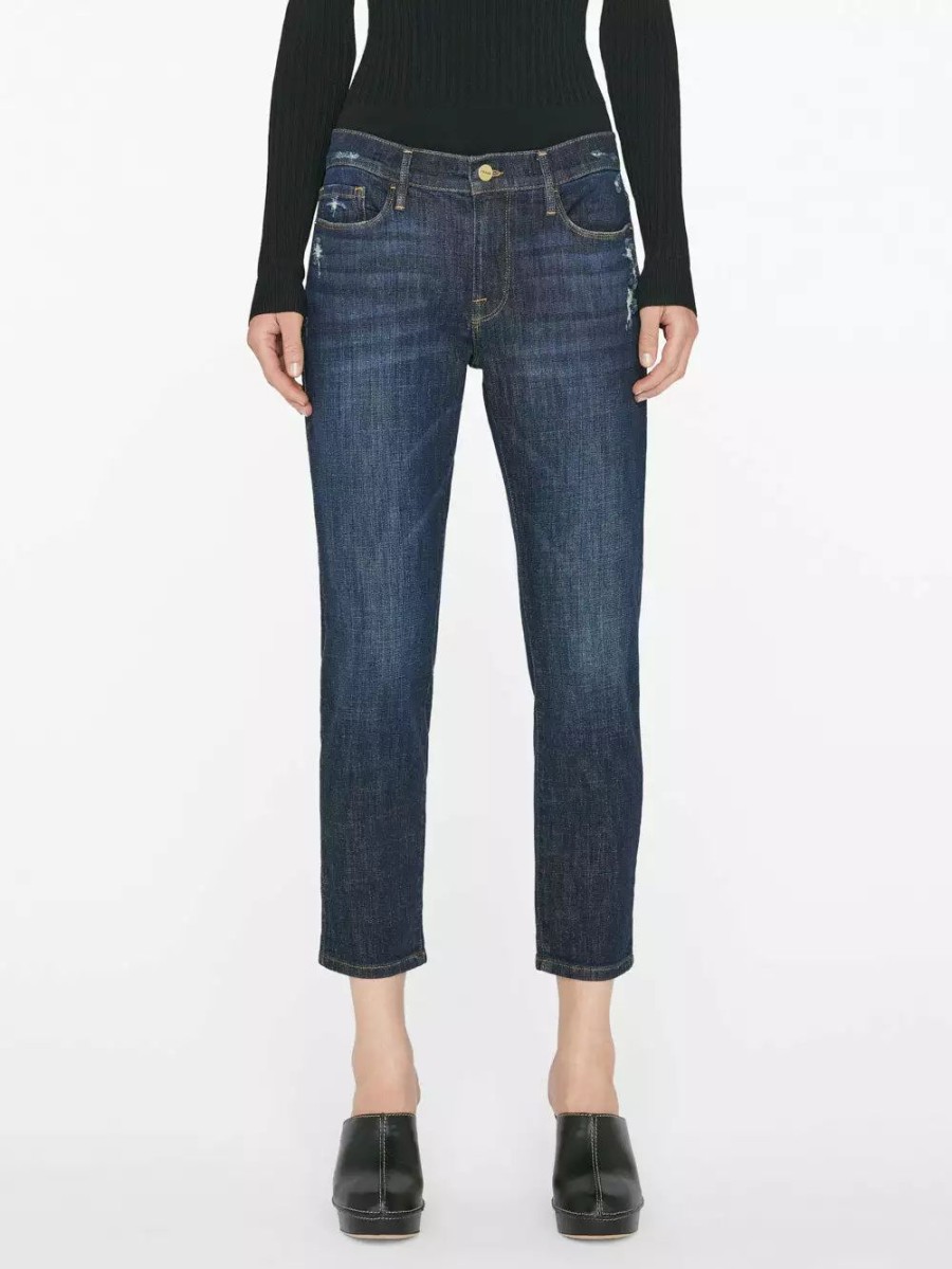 * Frame Denim Le Garcon Crop — | Denim By Fit