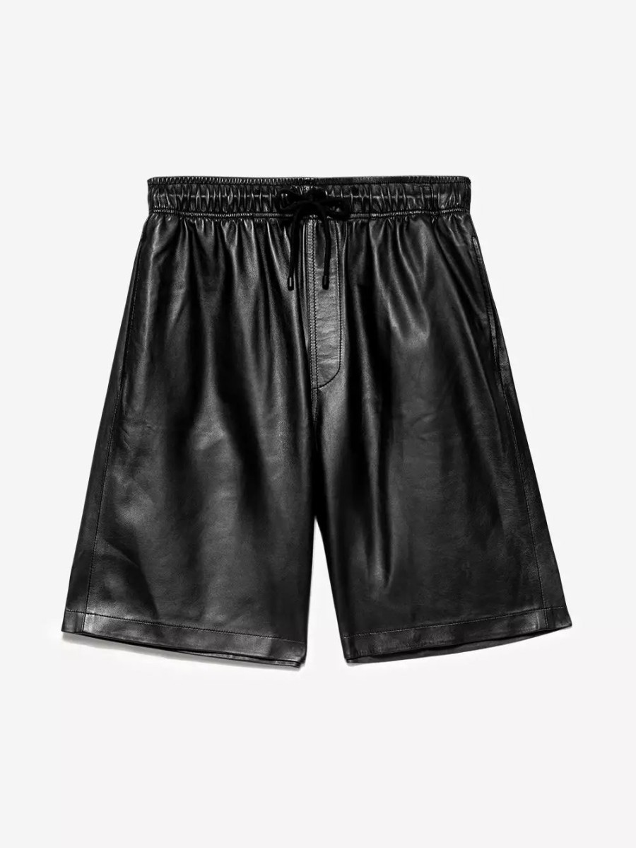 * Frame Denim Leather Short — | Men'S