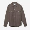 * Frame Denim Textured Overshirt — | Men'S