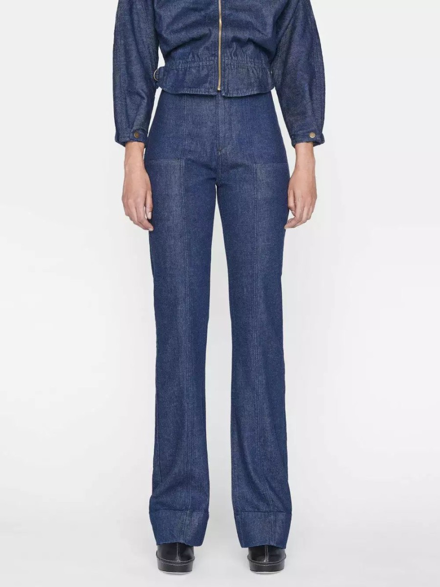 * Frame Denim Seamed Pocket Pant — | Denim By Rise