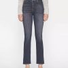 * Frame Denim Le Super High Straight Slit — | Denim By Fit