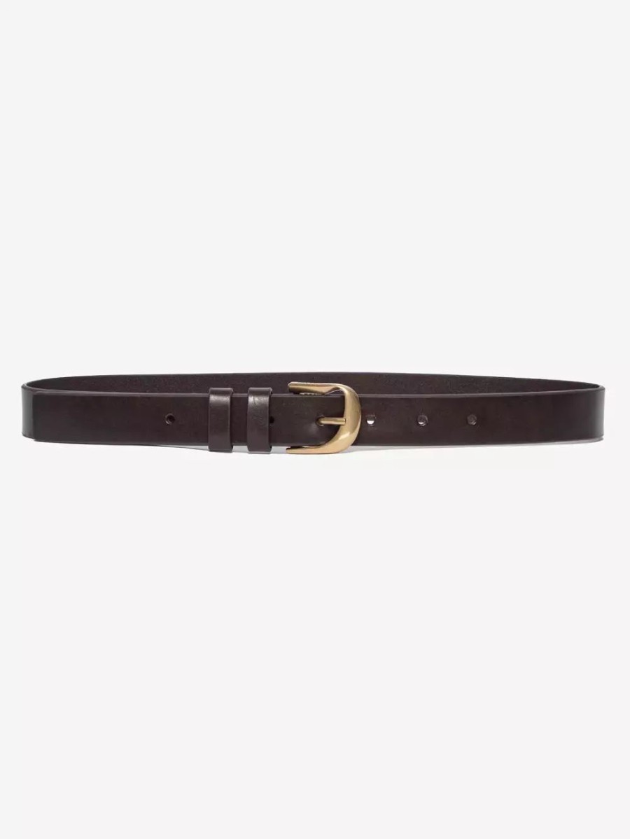 * Frame Denim Twist Buckle Belt — | Accessories