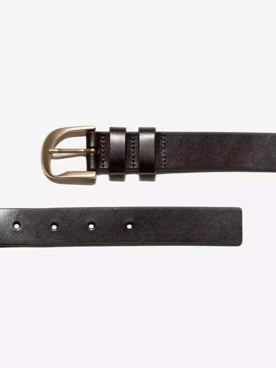 * Frame Denim Twist Buckle Belt — | Accessories