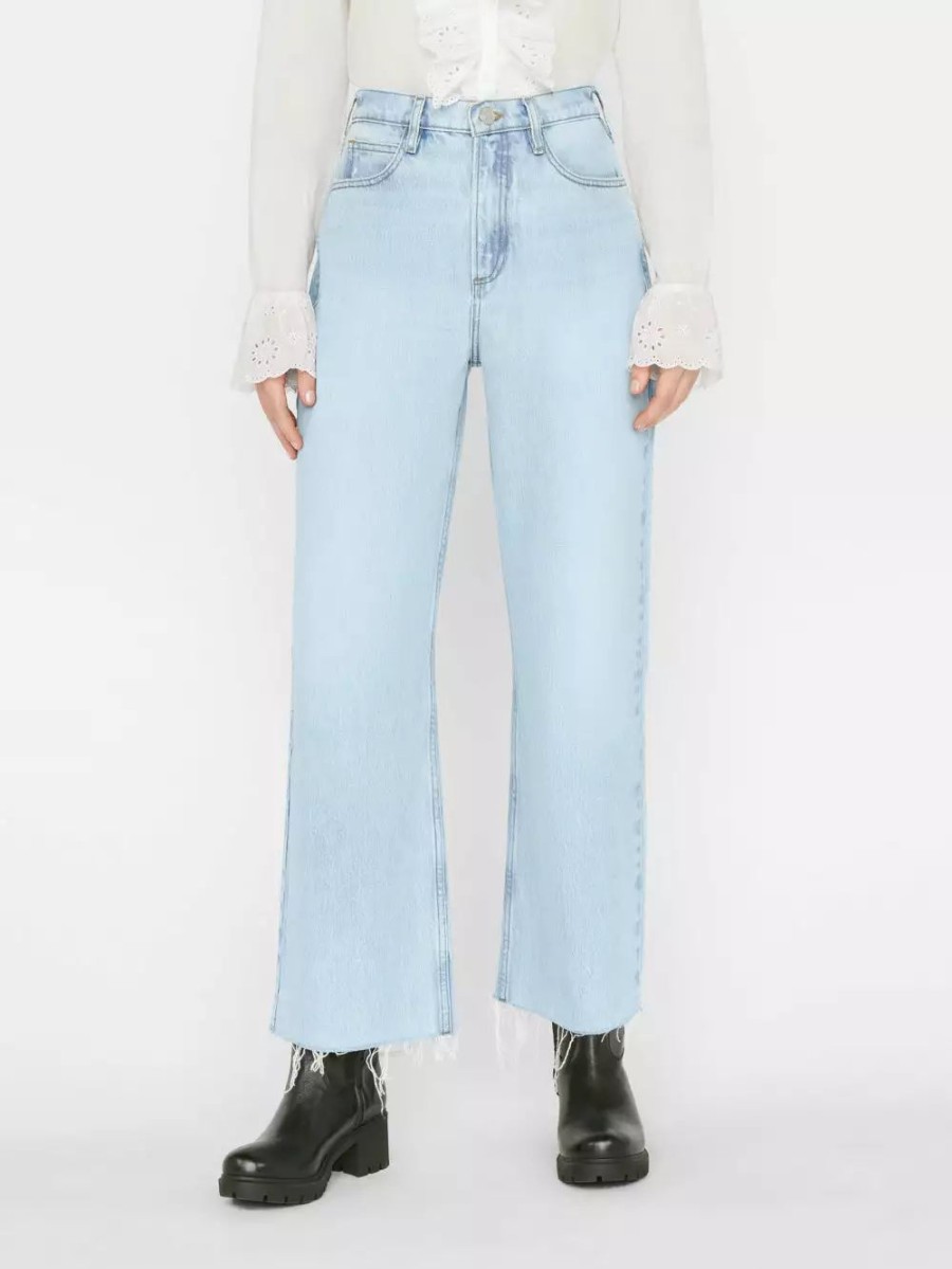 * Frame Denim Le High 'N' Tight Wide Crop — | Denim By Fit