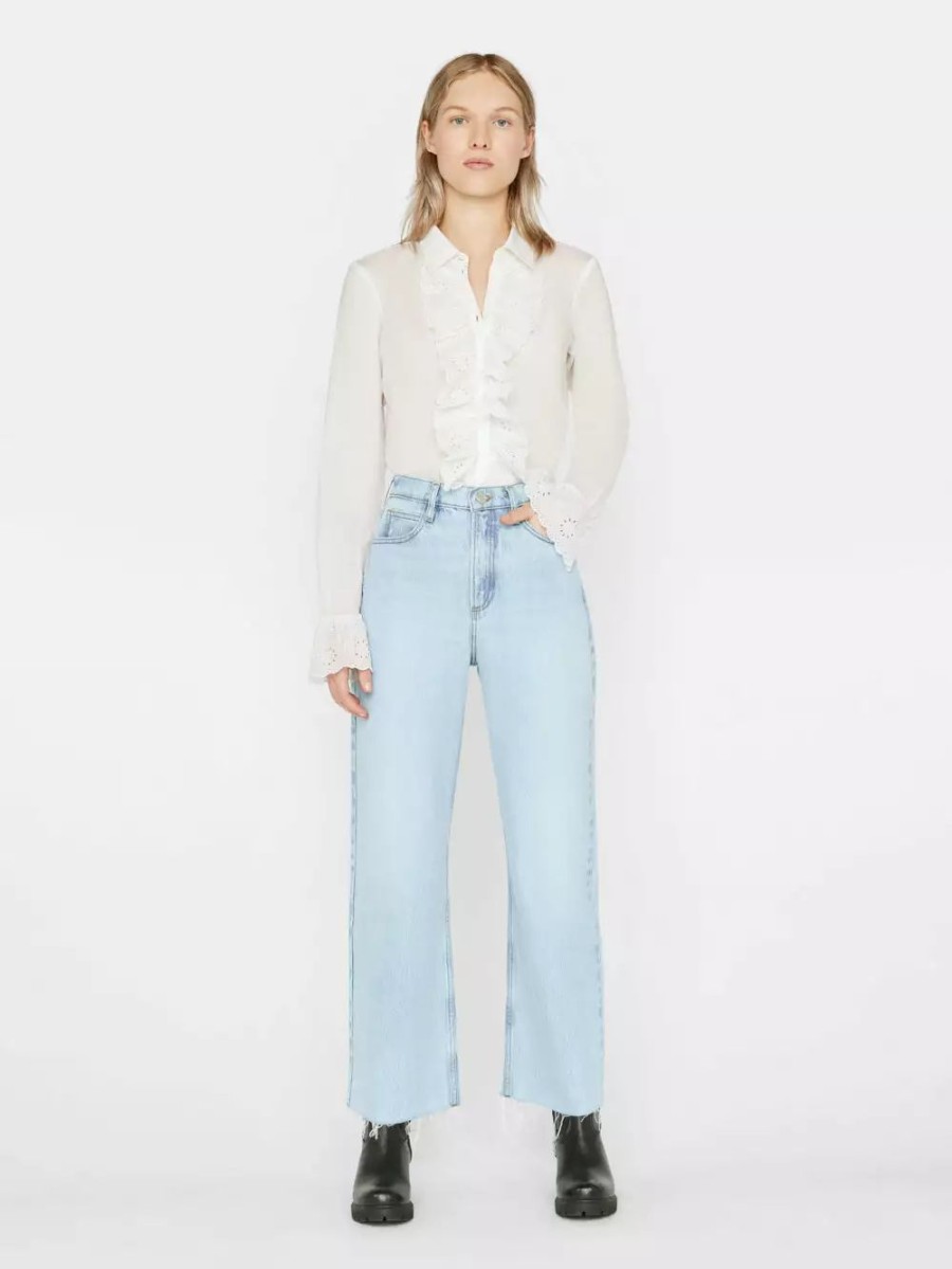 * Frame Denim Le High 'N' Tight Wide Crop — | Denim By Fit