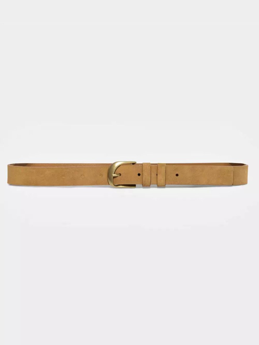 * Frame Denim Twist Buckle Belt — | Accessories