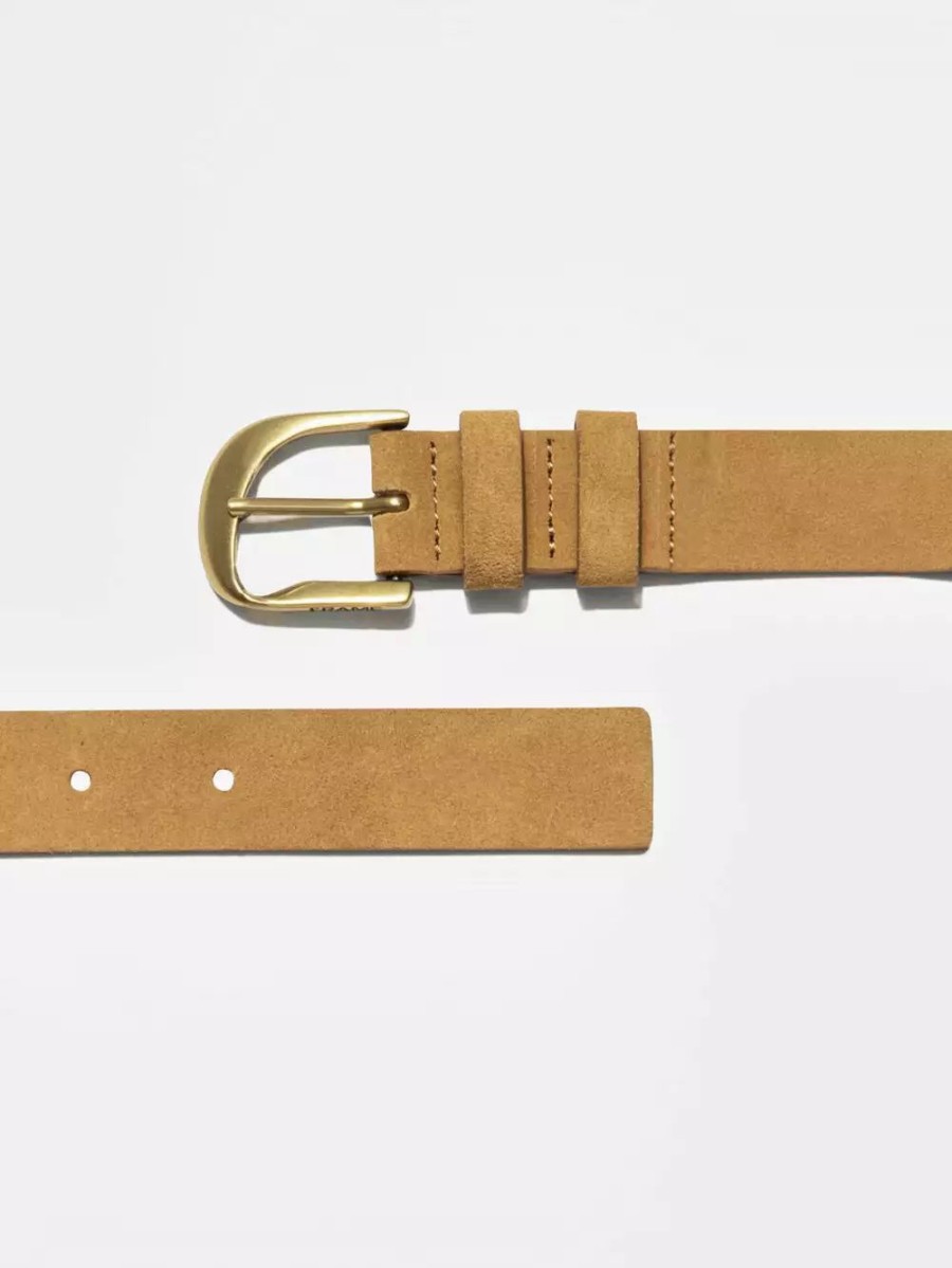 * Frame Denim Twist Buckle Belt — | Accessories