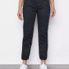 * Frame Denim Banded Bottom Trapunto Moto Pant — | Denim By Fit