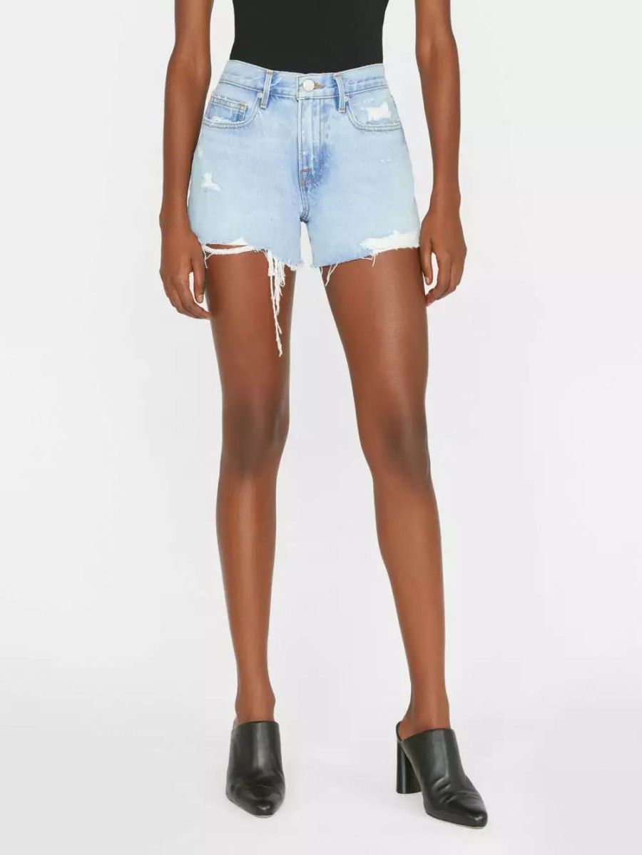 * Frame Denim Le Brigette Short Raw Edge — | Denim By Rise