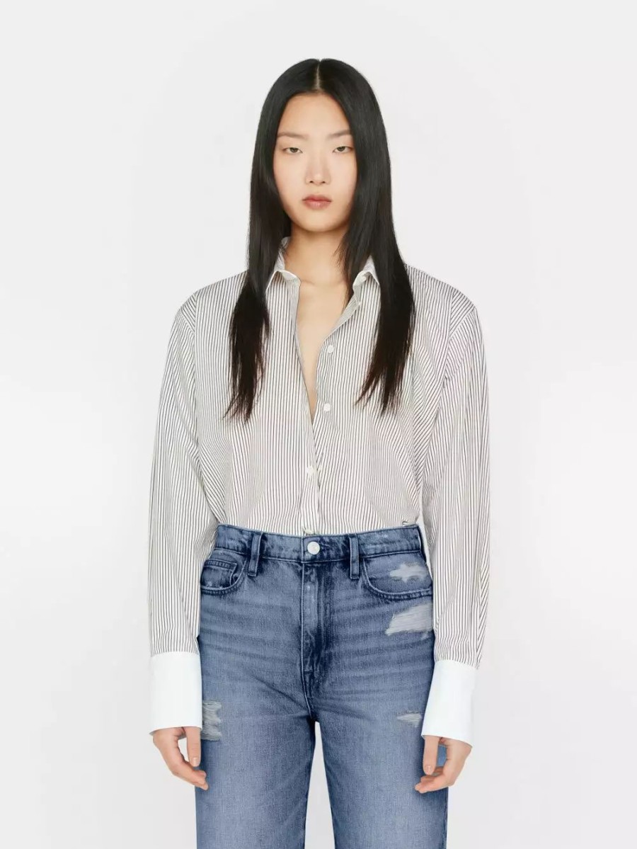 * Frame Denim The Oversized Shirt — | Tops & Blouses