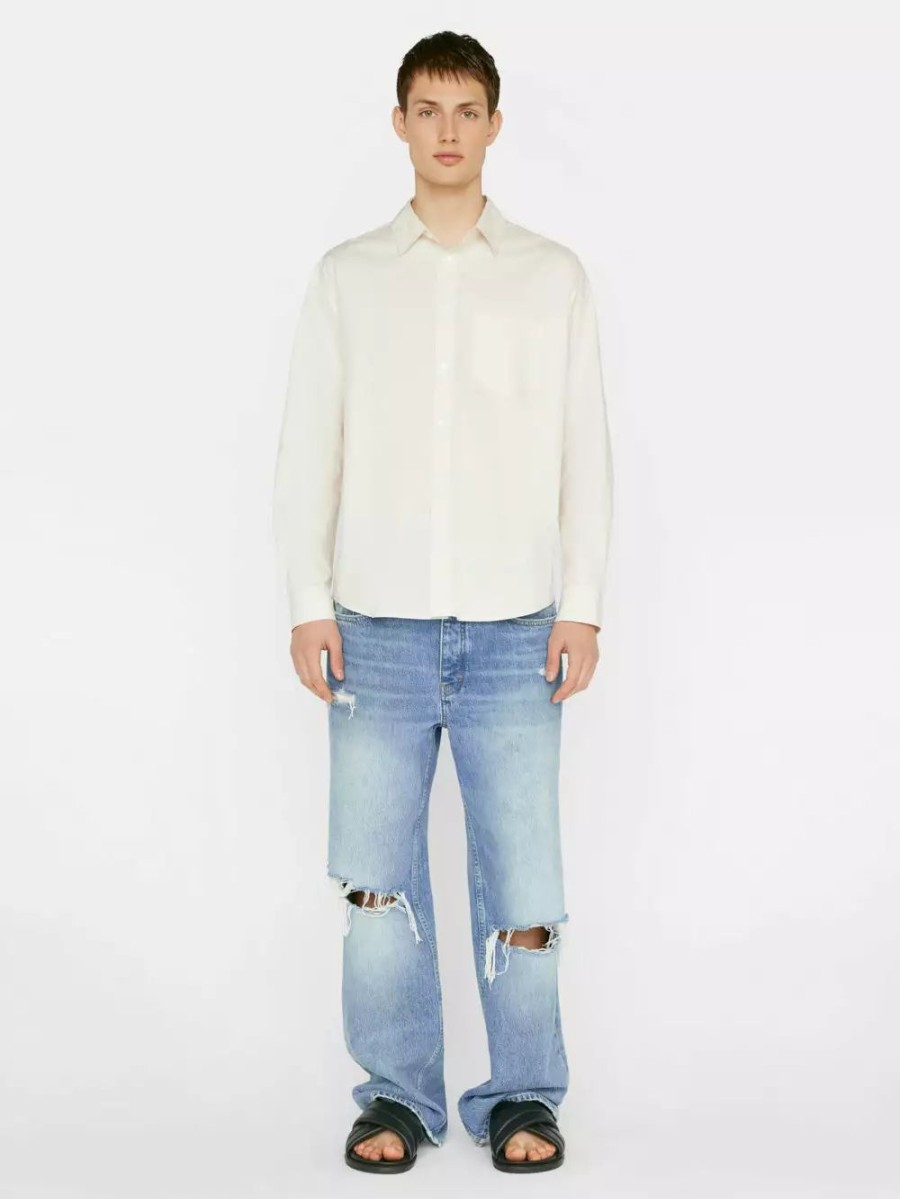 * Frame Denim Soft Cotton Long Sleeve Shirt — | Men'S