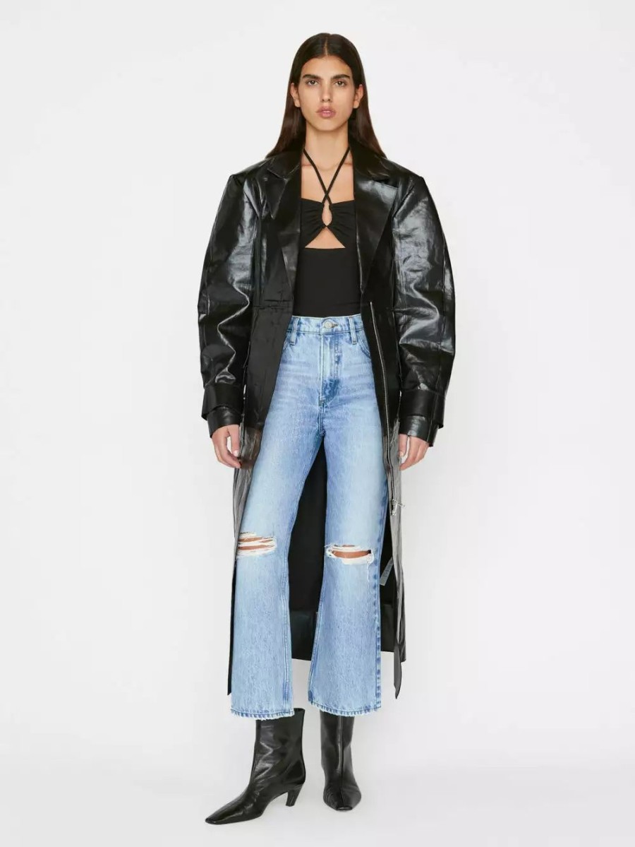 * Frame Denim Le High 'N' Tight Crop Mini Boot — Rossum Rips | Denim By Fit