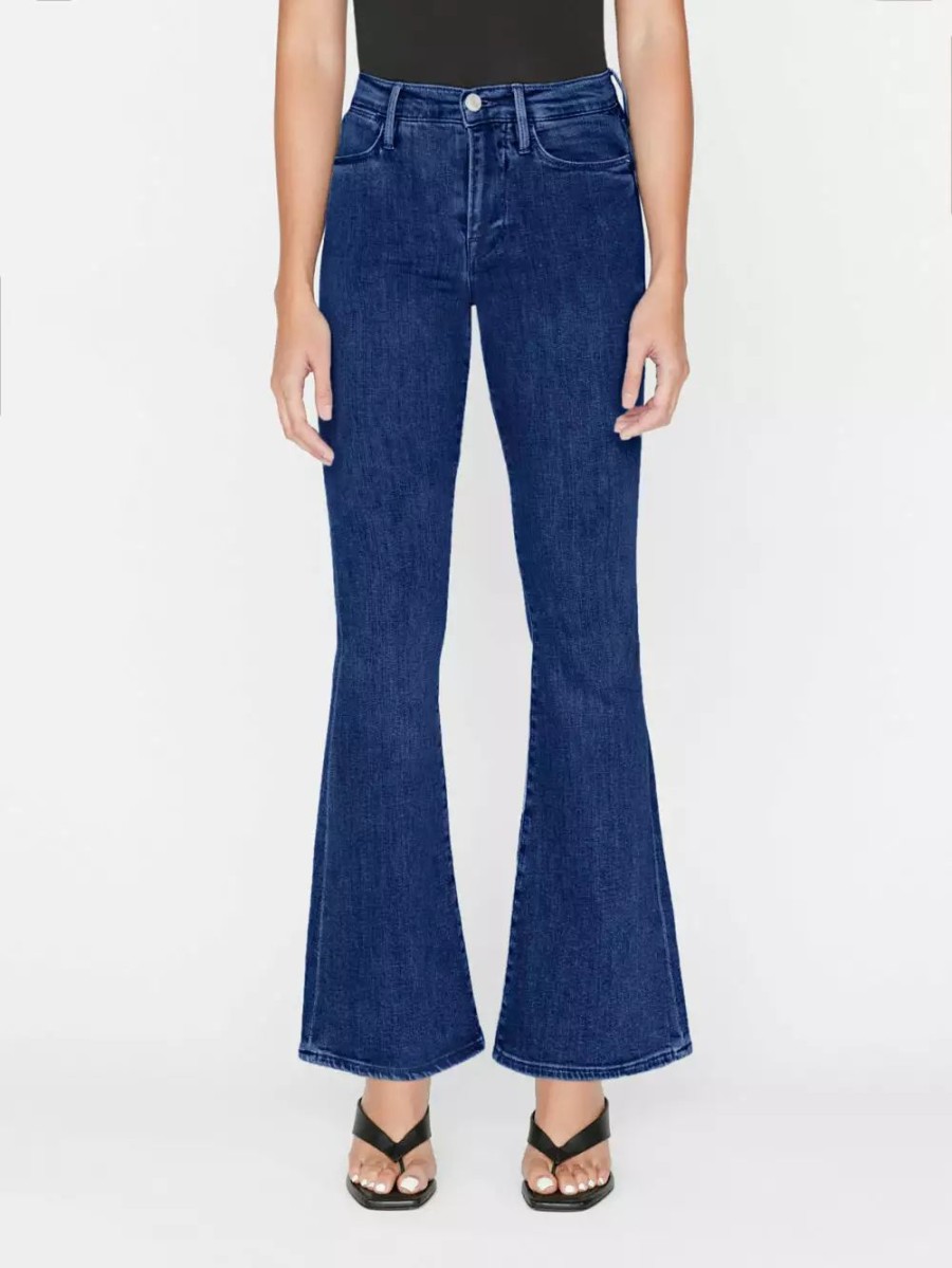 * Frame Denim Le Pixie High Flare — | Denim By Fit