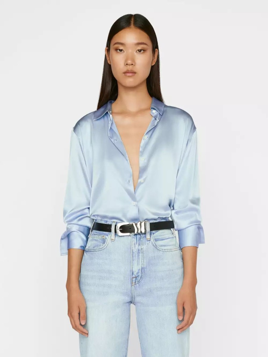 * Frame Denim The Standard Shirt — | Tops & Blouses