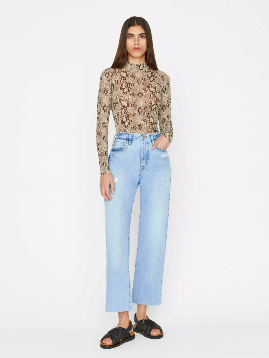 * Frame Denim Le Jane Crop — Rossum Rips | Denim By Fit