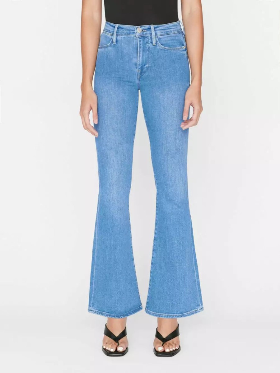 * Frame Denim Le Pixie High Flare — | Denim By Fit