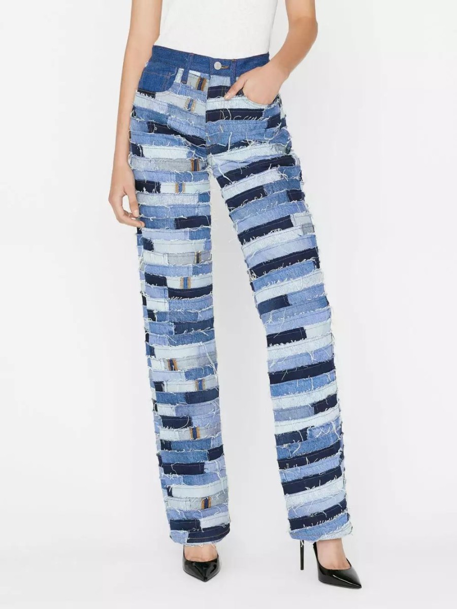 * Frame Denim Atelier Patchwork Le Jane — | Denim By Fit