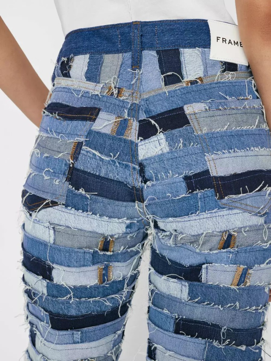 * Frame Denim Atelier Patchwork Le Jane — | Denim By Fit