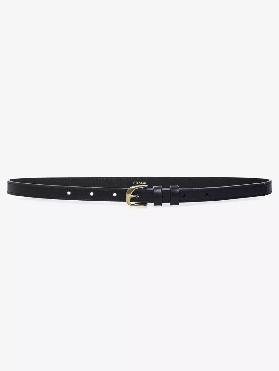 * Frame Denim Petit Twist Buckle Belt — | Accessories