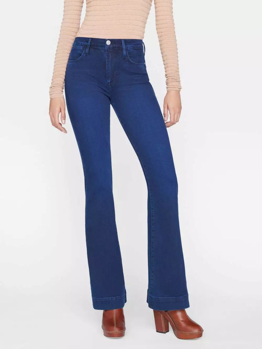 * Frame Denim Le High Flare Wide Hem — | Denim By Fit