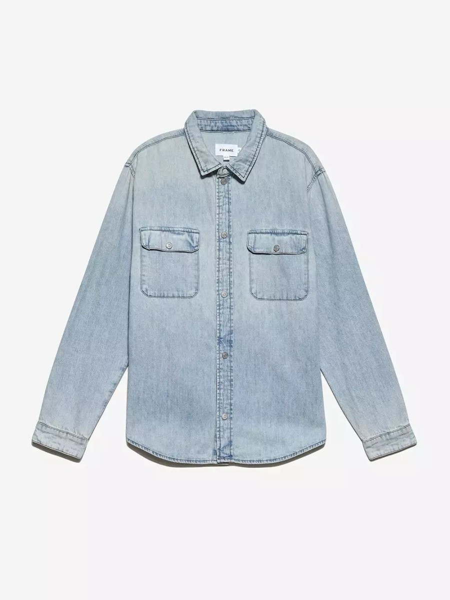 * Frame Denim Denim Shirt — | Men'S