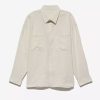 * Frame Denim Relaxed Silk Blend Holiday Shirt — | Men'S