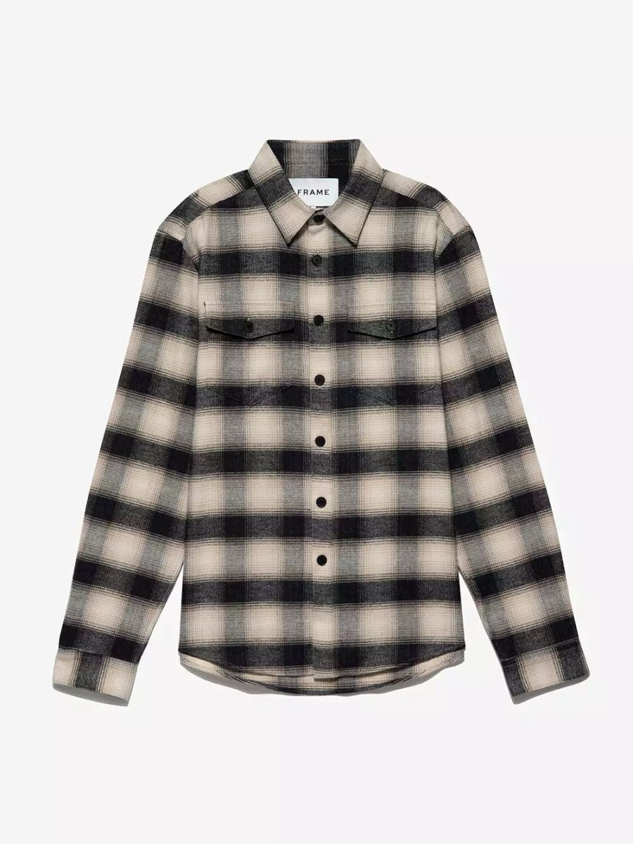 * Frame Denim Plaid Flannel Shirt — | Men'S