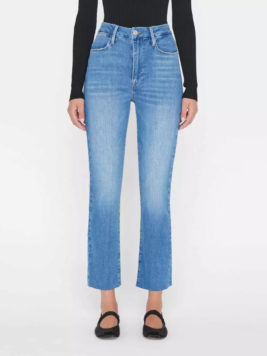 * Frame Denim Le Super High Straight Crop — | Denim By Fit