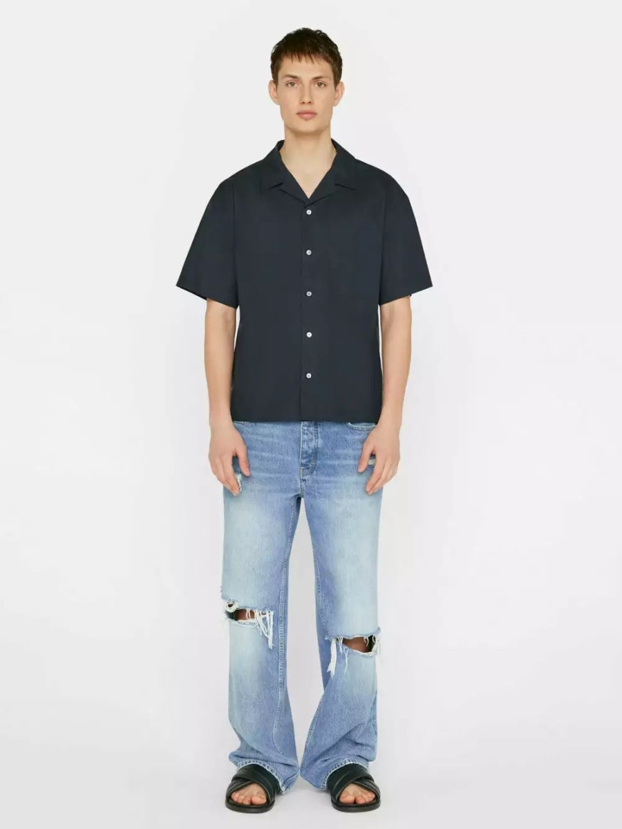 * Frame Denim Soft Cotton Camp Collar Shirt — | Men'S