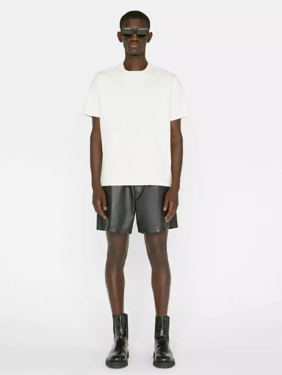 * Frame Denim Volley Leather Short — | Men'S