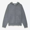 * Frame Denim Heavyweight Cashmere Full Zip Hoodie — Warm Grey | Men'S