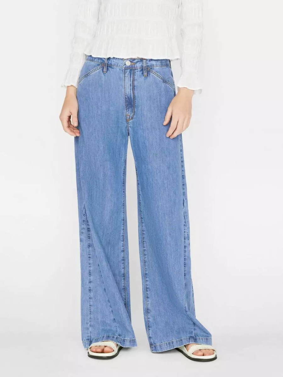 * Frame Denim Le Baggy Palazzo — | Denim By Fit