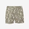 * Frame Denim Abstract Wave Graphic Short — | Men'S