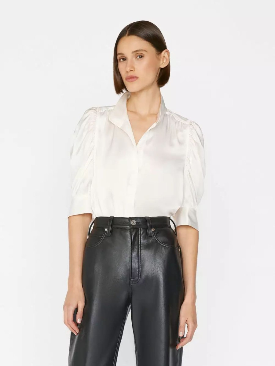 * Frame Denim Gillian Top — Glossy | Tops & Blouses