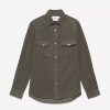 * Frame Denim Double Pocket Micro Corduroy Shirt — | Men'S