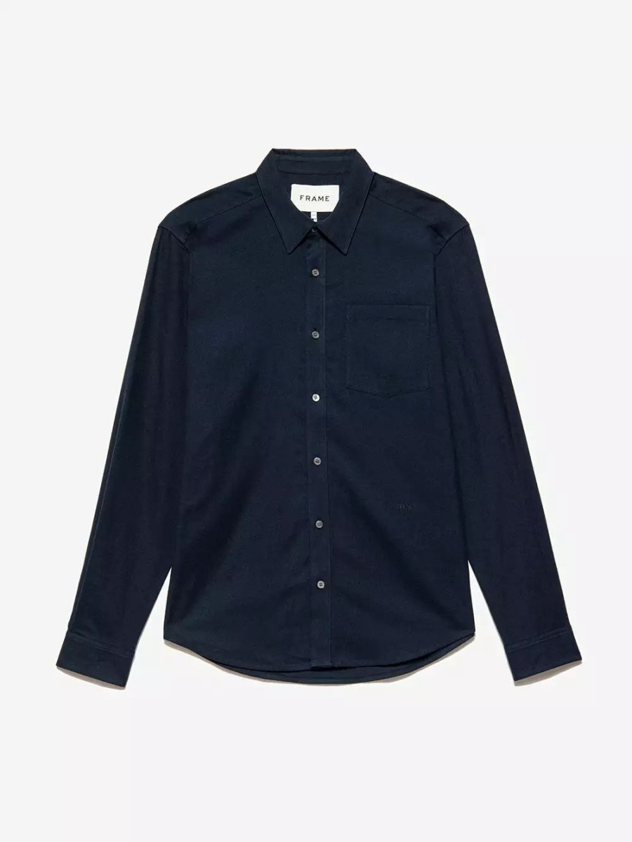 * Frame Denim Brushed Cotton Shirt — | Men'S