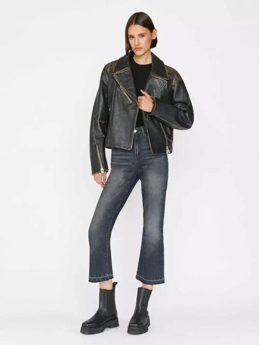 * Frame Denim Le Super High Crop Mini Boot — | Denim By Fit