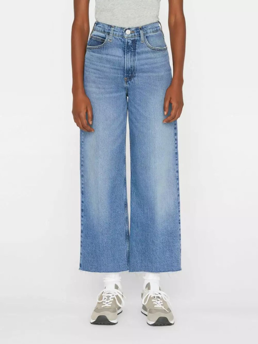 * Frame Denim Le High 'N' Tight Wide Leg Crop — | Denim By Fit