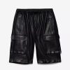 * Frame Denim Cargo Leather Short — | Men'S