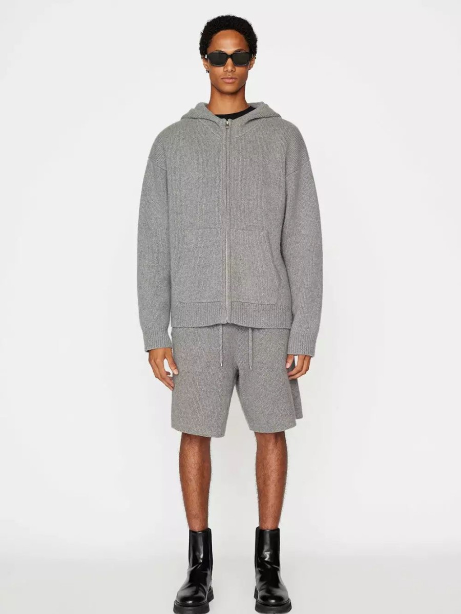 * Frame Denim Heavyweight Cashmere Short — Warm Grey | Men'S